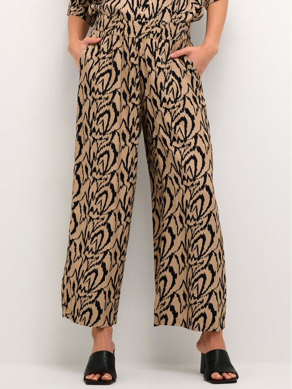 Kaffe Kaffe Текстилни панталони Criti 10507501 Черен Loose Fit