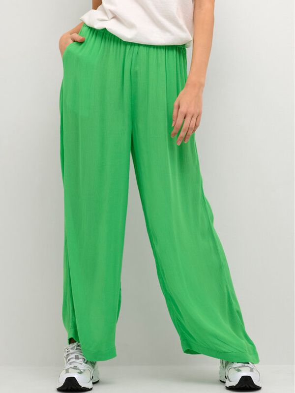 Kaffe Kaffe Текстилни панталони Dacia Amber 10506454 Зелен Loose Fit