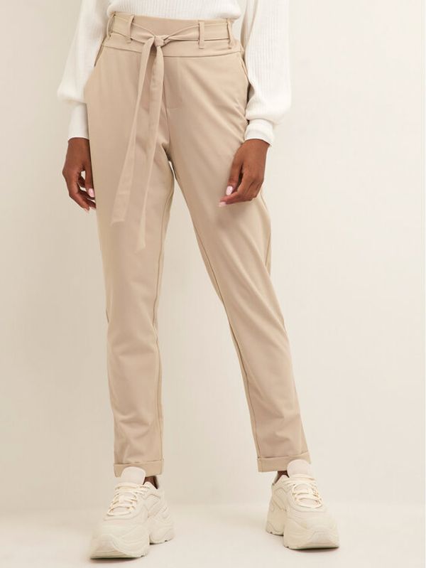 Kaffe Kaffe Текстилни панталони Jillian 10501516 Сив Regular Fit