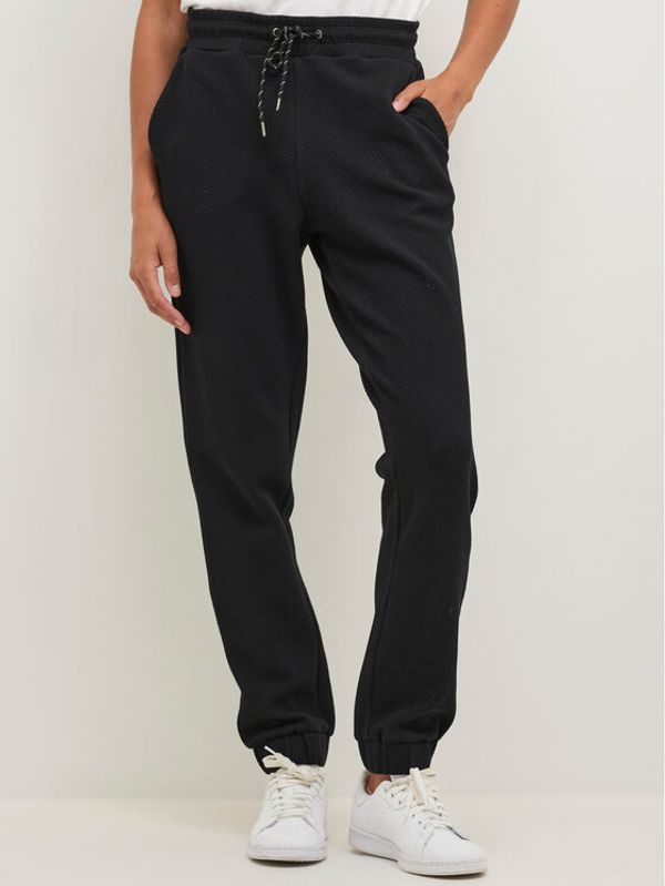 Kaffe Kaffe Текстилни панталони Pillo 10507098 Черен Relaxed Fit