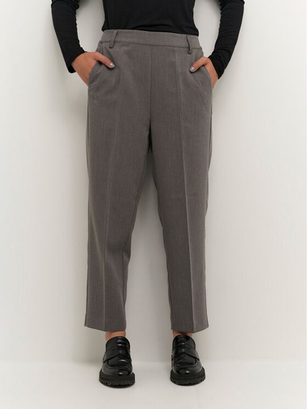 Kaffe Kaffe Текстилни панталони Sakura 10506127 Сив Relaxed Fit