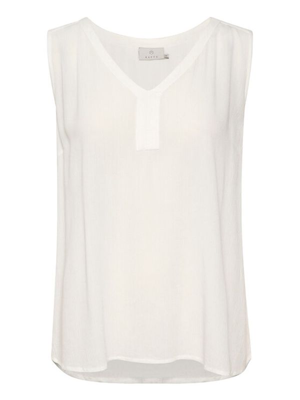 Kaffe Kaffe топ Amber 501035 Бял Regular Fit