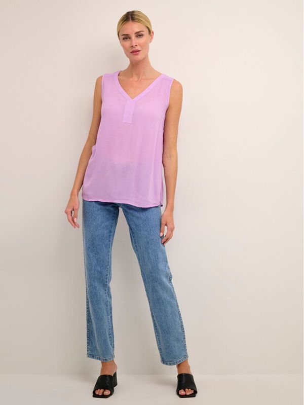 Kaffe Kaffe топ Amber 501035 Розов Regular Fit