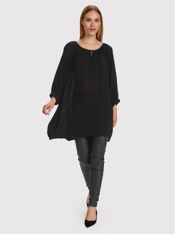 Kaffe Kaffe Туника Amber 501030 Черен Relaxed Fit