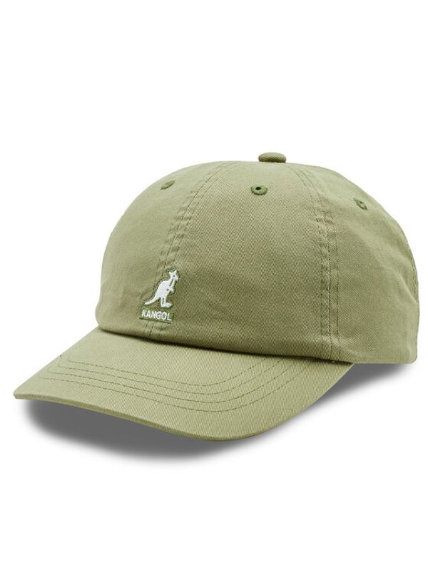 Kangol Kangol Шапка с козирка Washed K5165HT Зелен