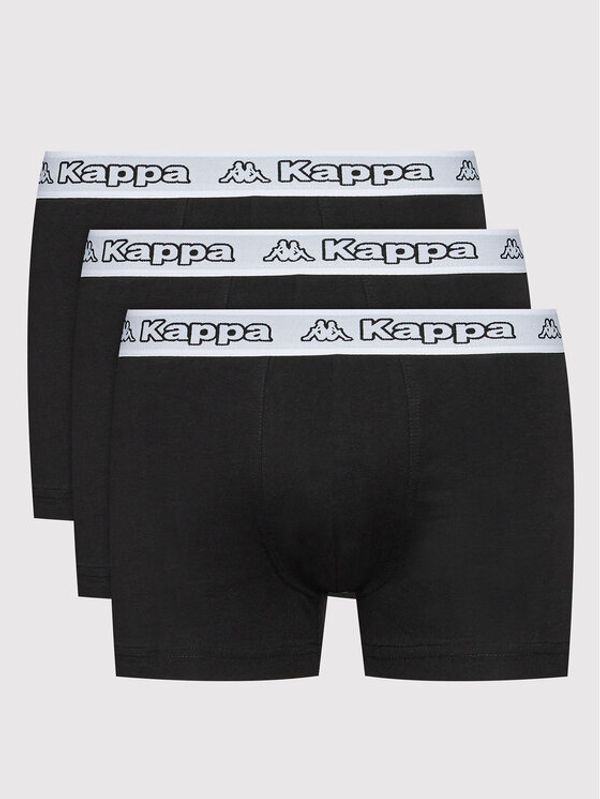 Kappa Kappa Комплект 3 чифта боксерки 708386 Черен