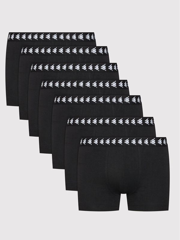 Kappa Kappa Комплект 7 чифта боксери 708276 Черен