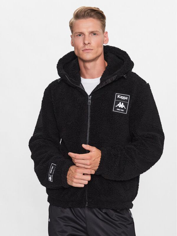 Kappa Kappa Преходно яке 312042 Черен Regular Fit