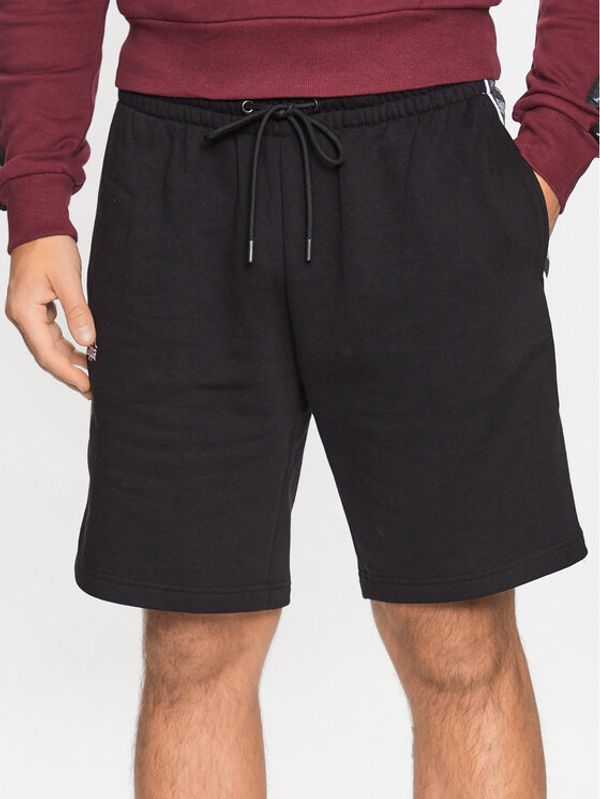 Kappa Kappa Спортни шорти 313018 Черен Regular Fit