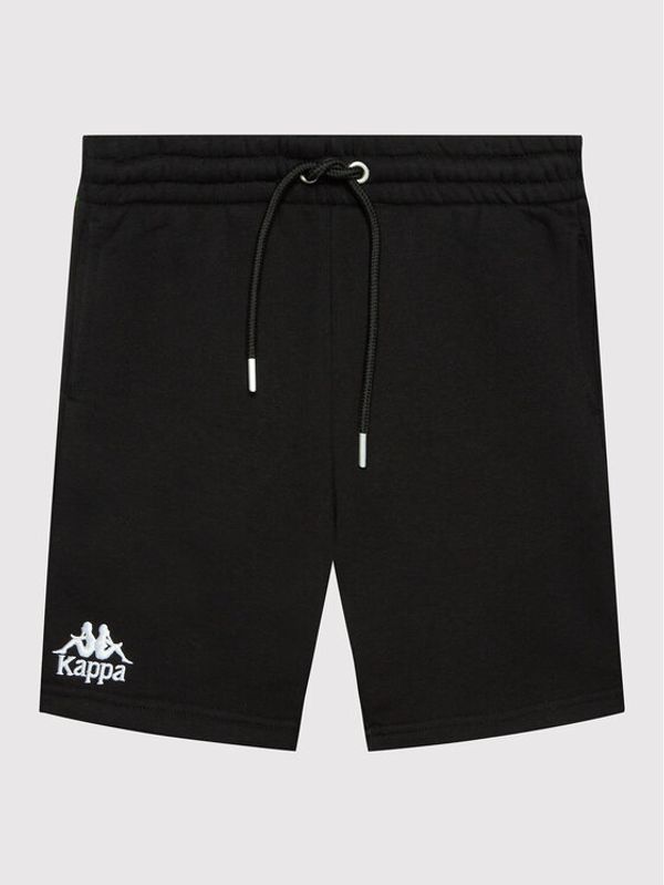 Kappa Kappa Спортни шорти 705423J Черен Regular Fit