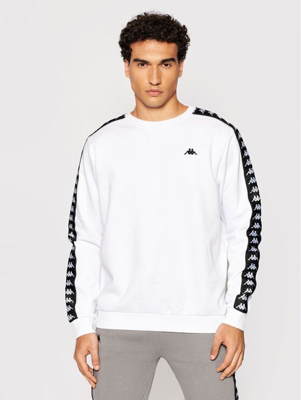 Kappa Kappa Суитшърт 310007 Бял Regular Fit