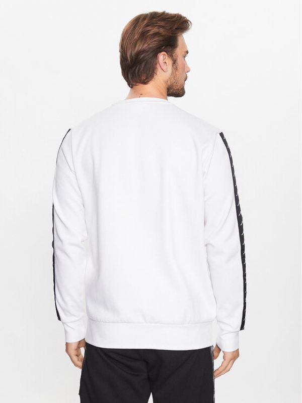 Kappa Kappa Суитшърт 313005 Бял Regular Fit
