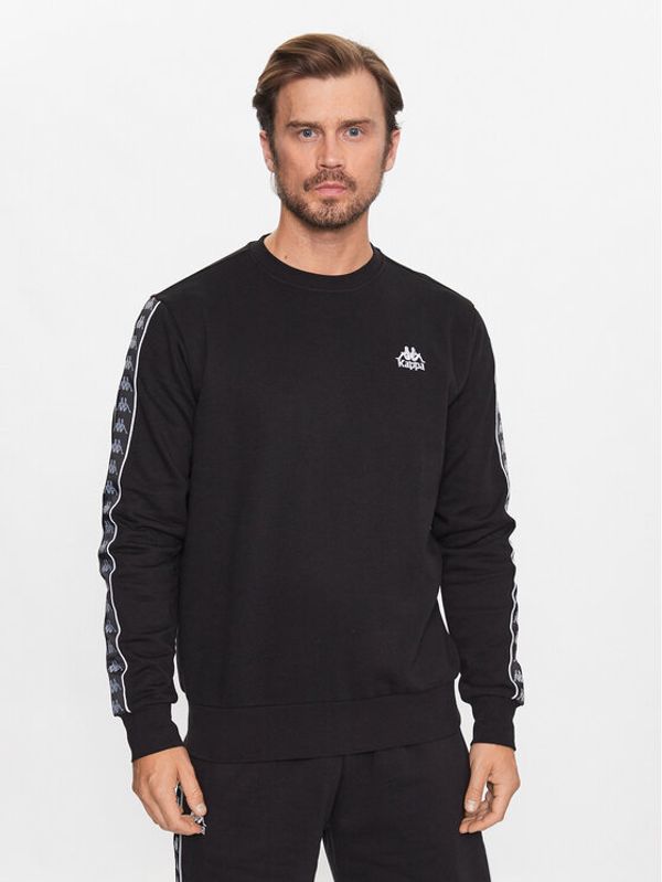 Kappa Kappa Суитшърт 313005 Черен Regular Fit