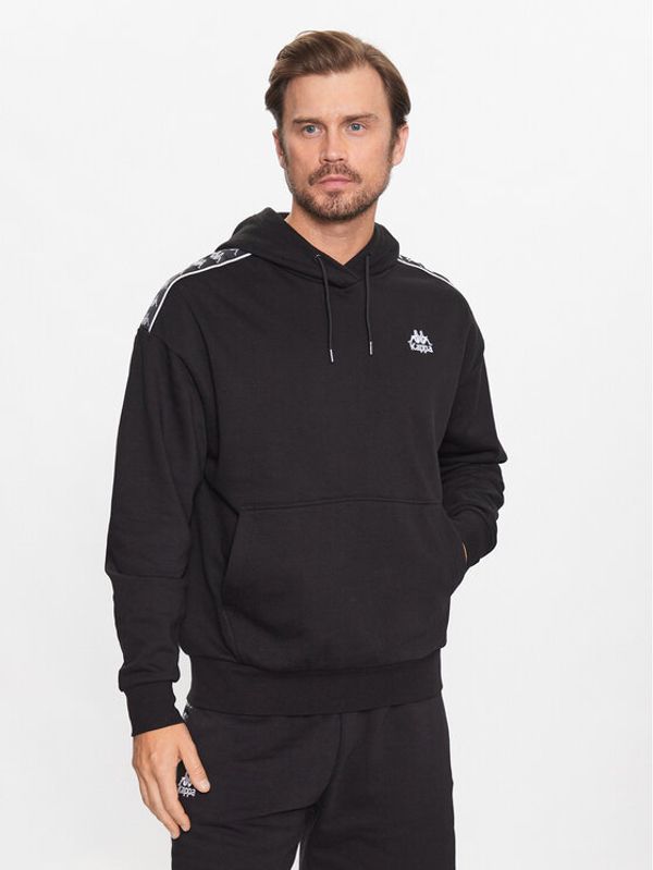 Kappa Kappa Суитшърт 313007 Черен Regular Fit