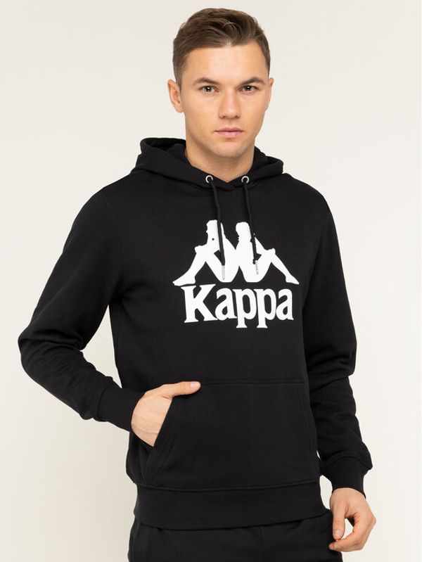 Kappa Kappa Суитшърт 705322 Черен Regular Fit