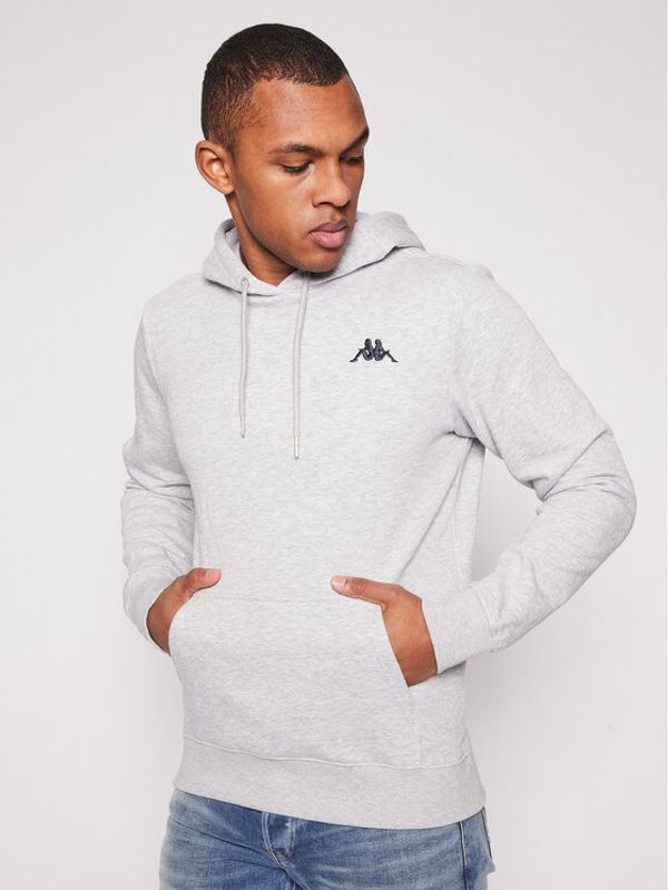 Kappa Kappa Суитшърт 707390 Сив Regular Fit