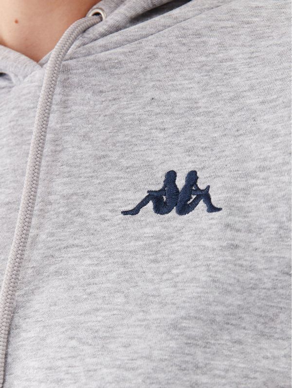 Kappa Kappa Суитшърт 710067 Сив Regular Fit