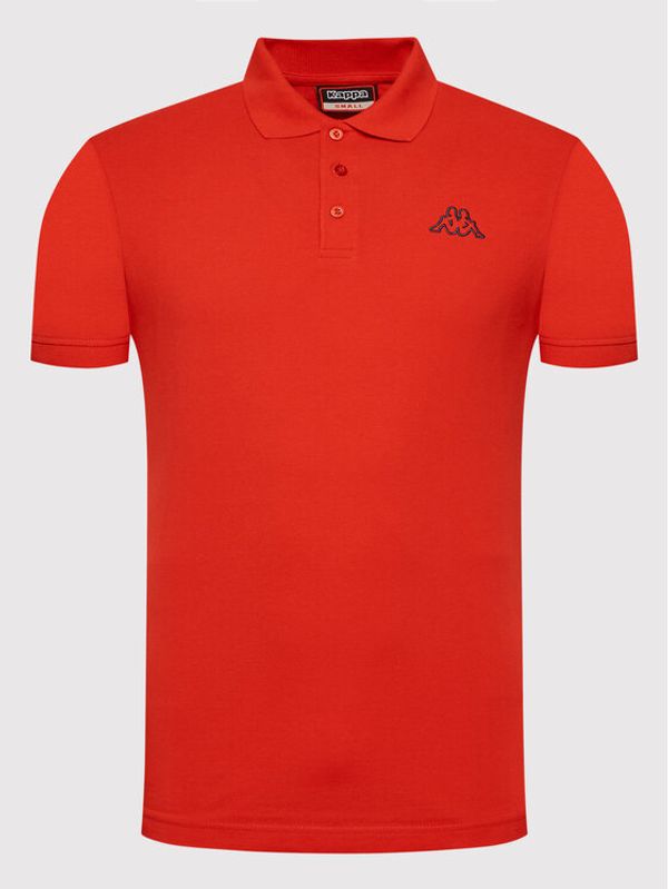 Kappa Kappa Тениска с яка и копчета 303173 Червен Regular Fit