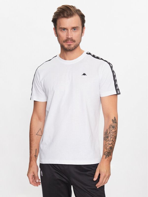 Kappa Kappa Тишърт 312006 Бял Regular Fit