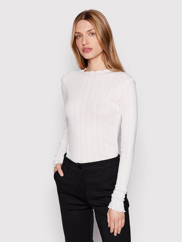 Karen by Simonsen Karen by Simonsen Блуза Carry 10103837 Бял Regular Fit