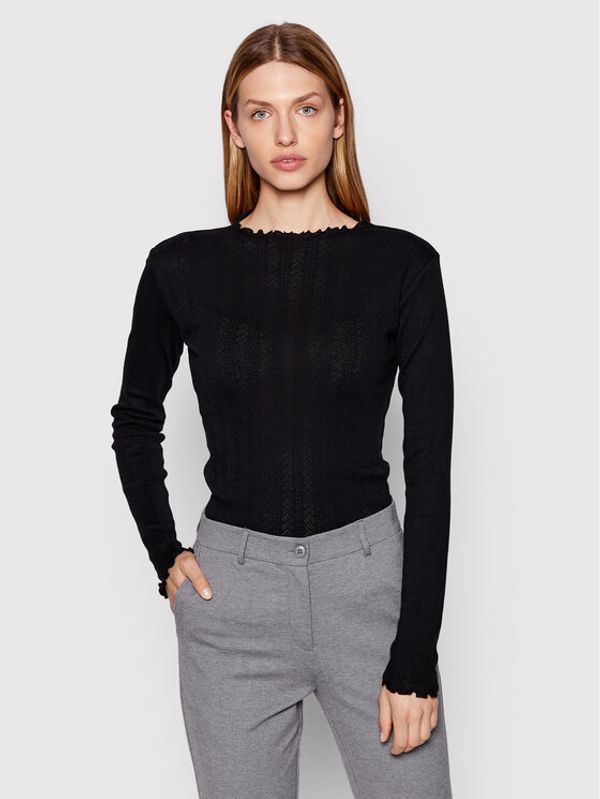 Karen by Simonsen Karen by Simonsen Блуза Carry 10103837 Черен Regular Fit