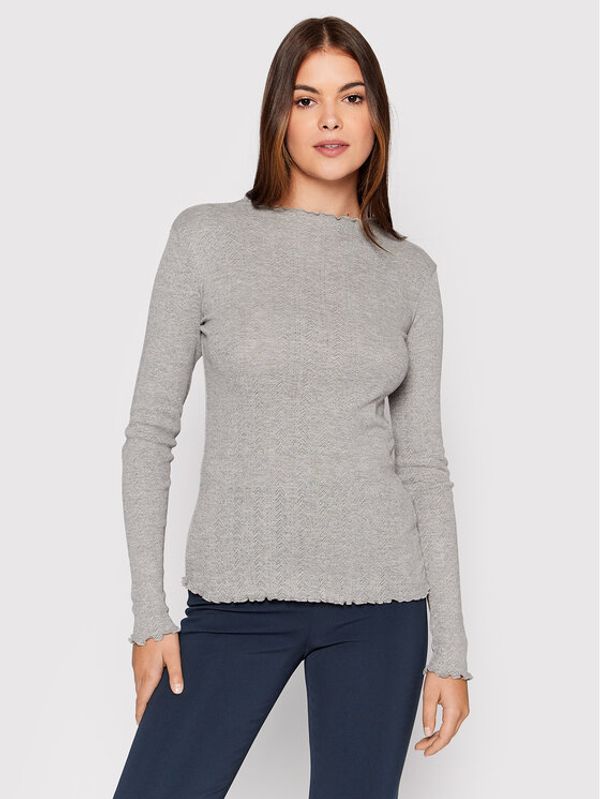 Karen by Simonsen Karen by Simonsen Блуза Carry 10103837 Сив Slim Fit