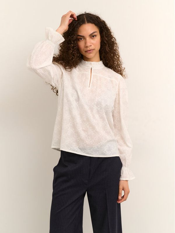 Karen by Simonsen Karen by Simonsen Блуза Genni 10104200 Бял A-Line Fit