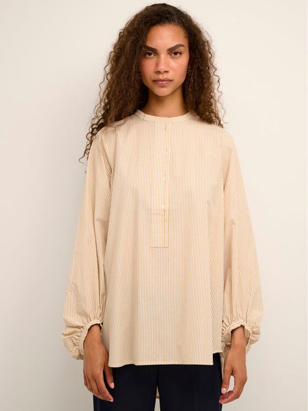 Karen by Simonsen Karen by Simonsen Блуза Halli 10104299 Бежов A-Line Fit