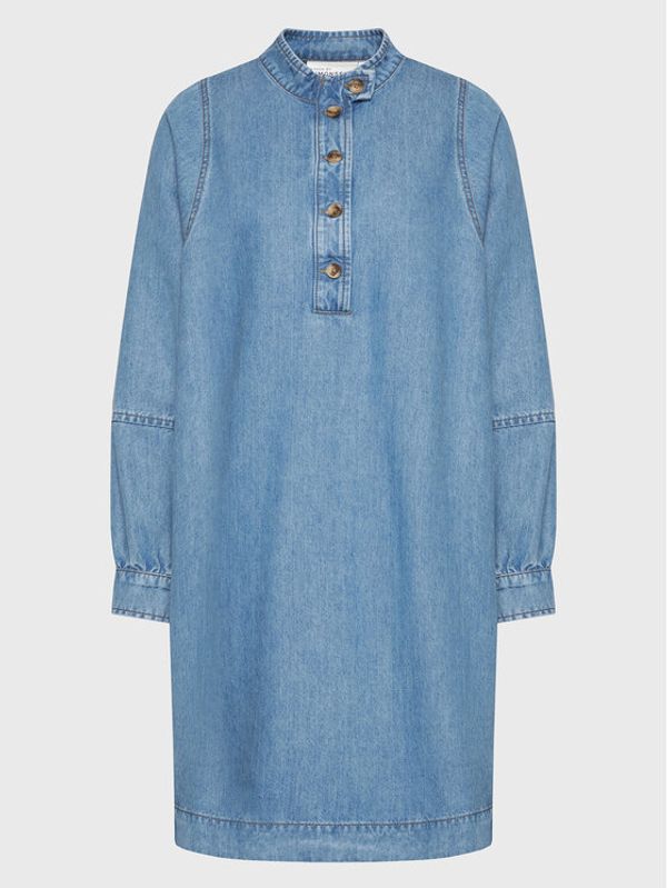 Karen by Simonsen Karen by Simonsen Дънкова рокля Elta 10104049 Син Relaxed Fit