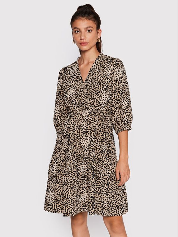 Karen by Simonsen Karen by Simonsen Ежедневна рокля Delia 10103915 Кафяв Regular Fit