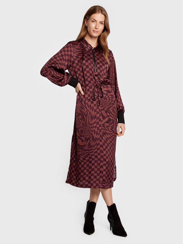 Karen by Simonsen Karen by Simonsen Ежедневна рокля Eysie 10104044 Бордо Classic Fit