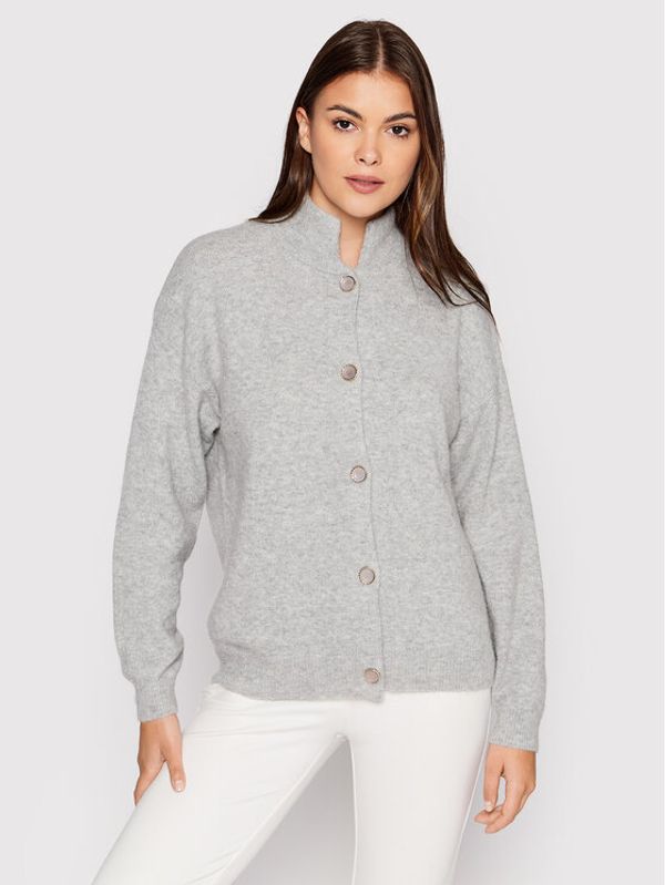 Karen by Simonsen Karen by Simonsen Кардиган Nora 10103610 Сив Regular Fit