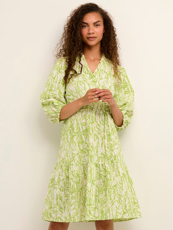 Karen by Simonsen Karen by Simonsen Лятна рокля Helia 10104311 Зелен A-Line Fit