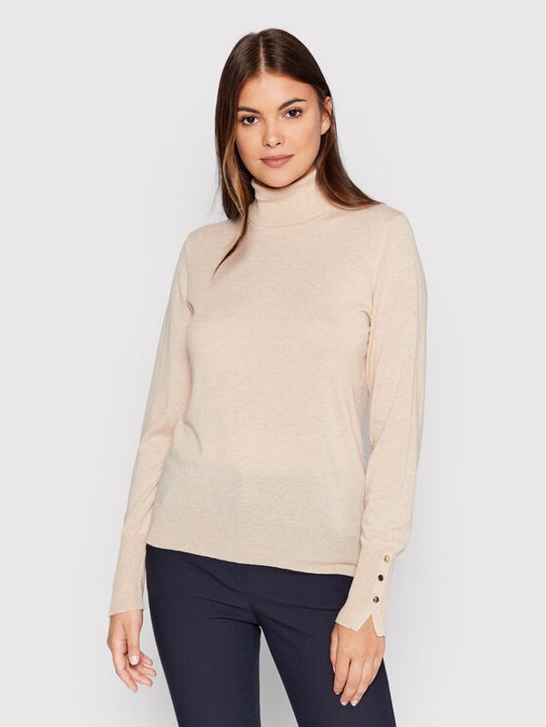 Karen by Simonsen Karen by Simonsen Поло Nala 10103295 Бежов Slim Fit