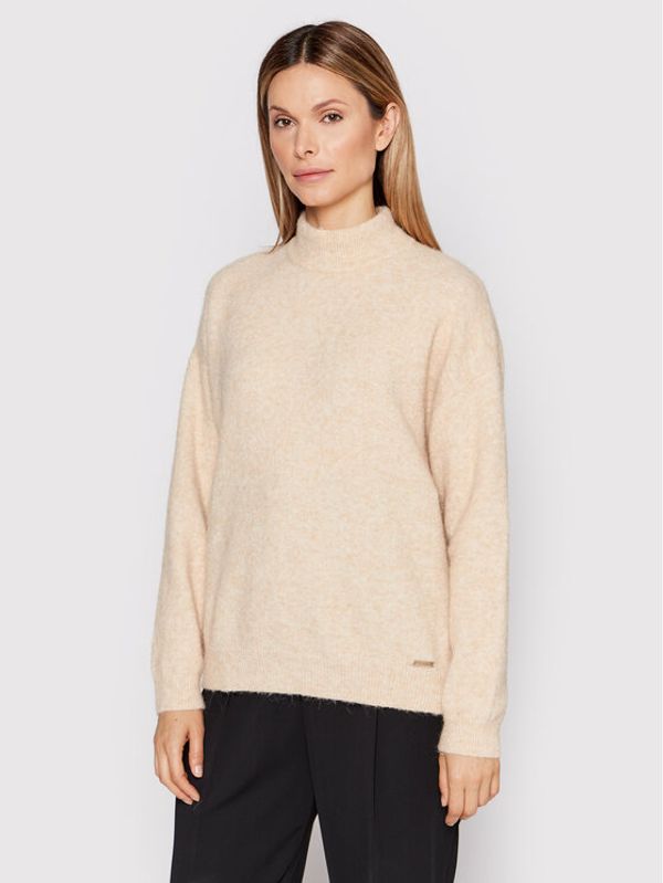 Karen by Simonsen Karen by Simonsen Поло Nora 10103291 Бежов Casual Fit