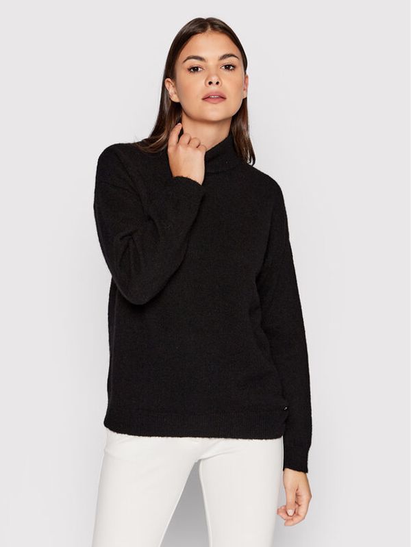 Karen by Simonsen Karen by Simonsen Поло Nora 10103291 Черен Casual Fit