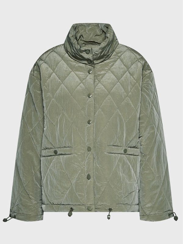 Karen by Simonsen Karen by Simonsen Пухено яке Domino 10103902 Зелен Loose Fit