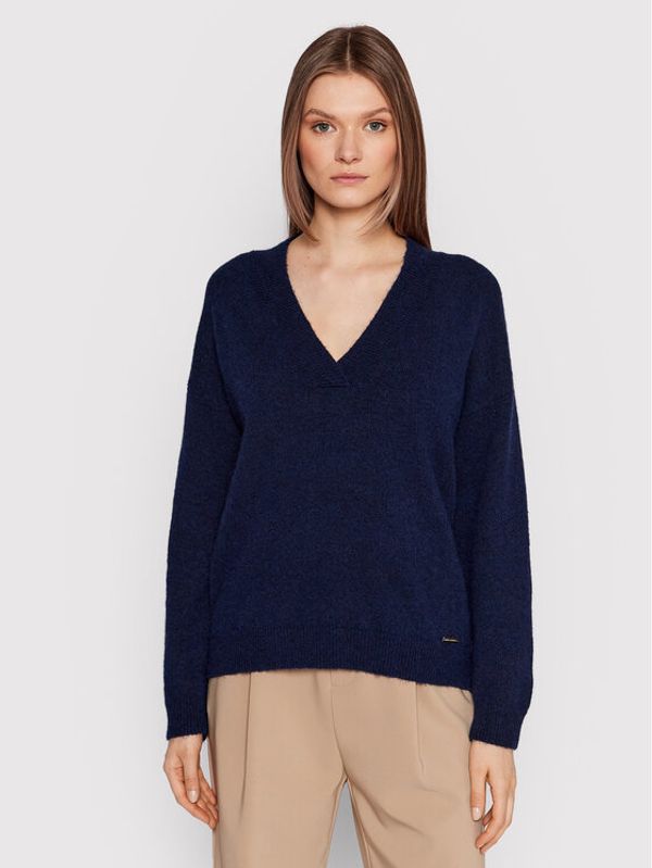 Karen by Simonsen Karen by Simonsen Пуловер Nora 10103293 Тъмносин Relaxed Fit