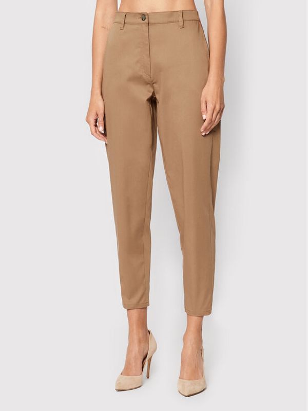Karen by Simonsen Karen by Simonsen Текстилни панталони Dafina 10103971 Кафяв Regular Fit