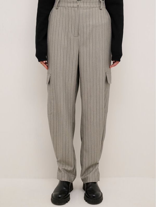 Karen by Simonsen Karen by Simonsen Текстилни панталони Kathrinekb 10104527 Сив Casual Fit