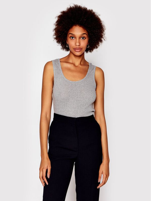 Karen by Simonsen Karen by Simonsen топ Una 10103976 Сив Slim Fit
