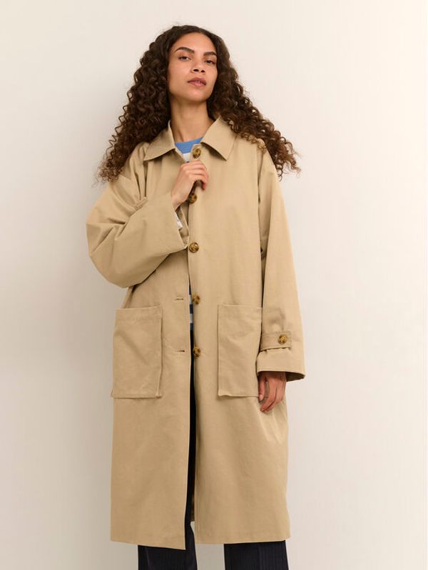 Karen by Simonsen Karen by Simonsen Тренч Groovy 10104272 Бежов Casual Fit