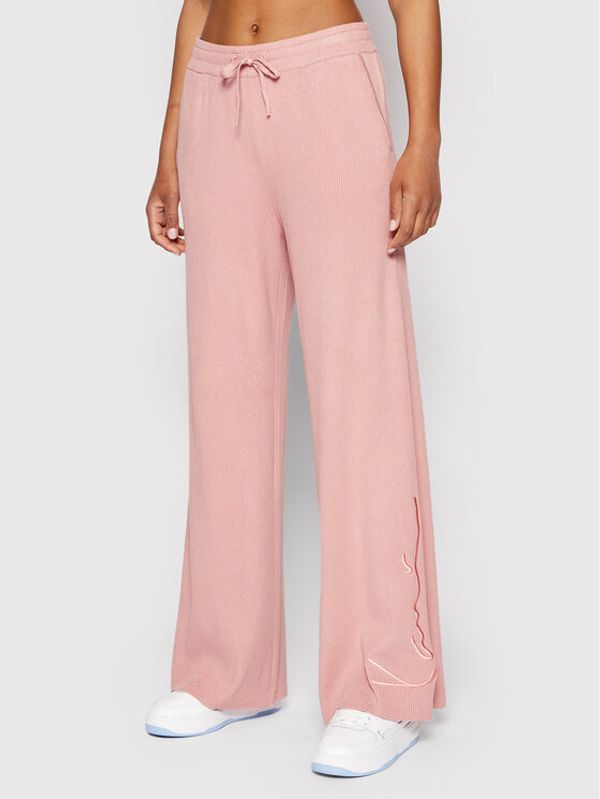 Karl Kani Karl Kani Долнище анцуг Signature 6103028 Розов Wide Leg