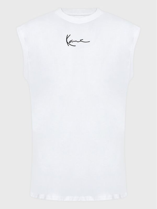Karl Kani Karl Kani Мъжки топ Small Signature 6031352 Бял Relaxed Fit