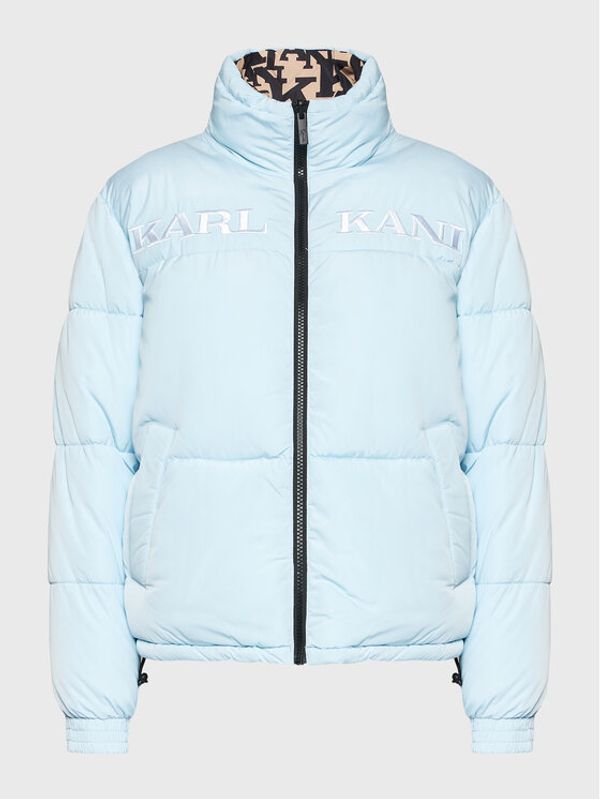 Karl Kani Karl Kani Пухено яке Retro Reversible 6176508 Кафяв Regular Fit