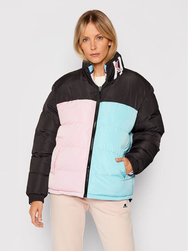 Karl Kani Karl Kani Пухено яке Reversible Block 6176356 Цветен Regular Fit