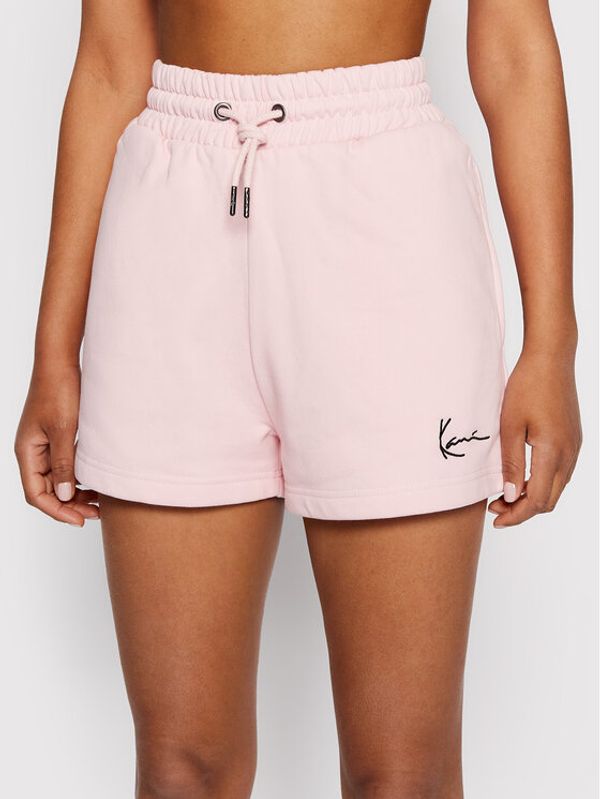 Karl Kani Karl Kani Спортни шорти Small Signature 6113707 Розов Regular Fit