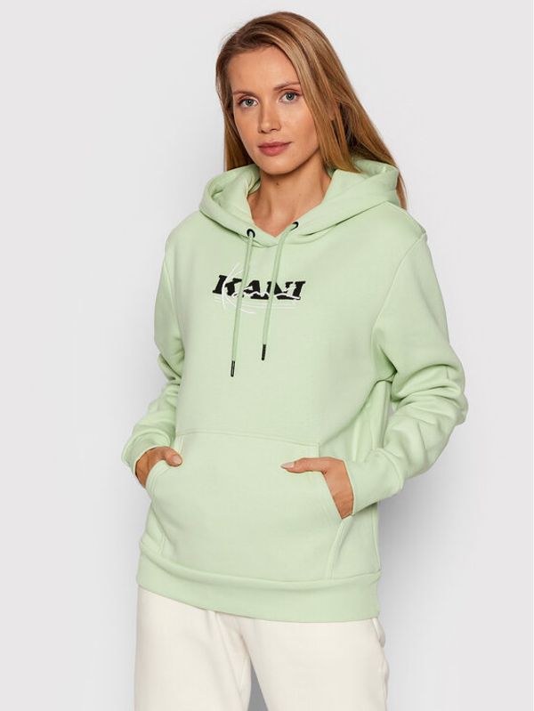 Karl Kani Karl Kani Суитшърт Retro 6128787 Зелен Regular Fit