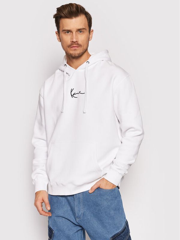 Karl Kani Karl Kani Суитшърт Signature 6021239 Бял Regular Fit