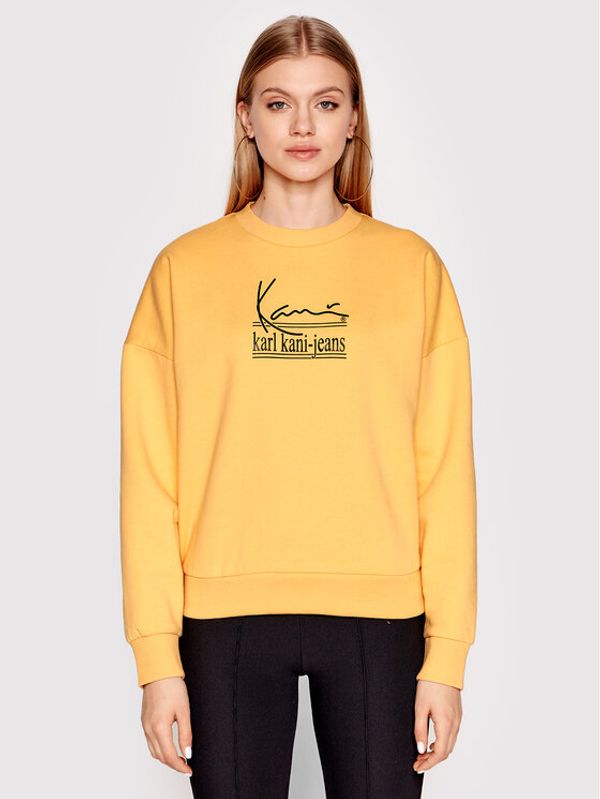 Karl Kani Karl Kani Суитшърт Signature 6120023 Оранжев Regular Fit